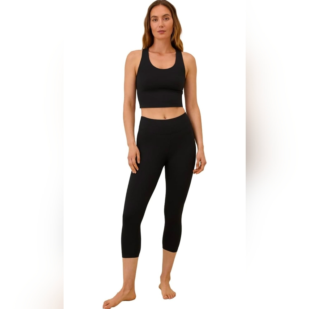NWT - Pact Women's Organic Cotton Go-To Cropped Leggings